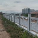 黄石 石材河道栏杆