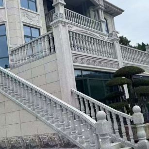 黄石 芝麻白别墅，栏杆