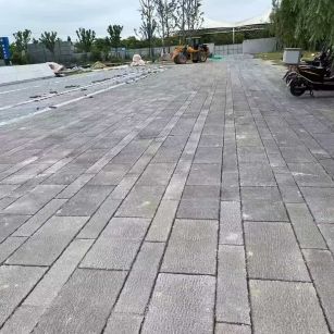 黄石仿古石铺装效果