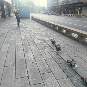 黄石仿古石铺装效果