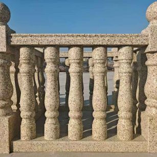 黄石 黄金麻栏杆（扶手，花瓶柱，将军柱）