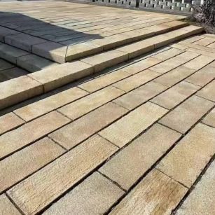 黄石仿古石铺装效果