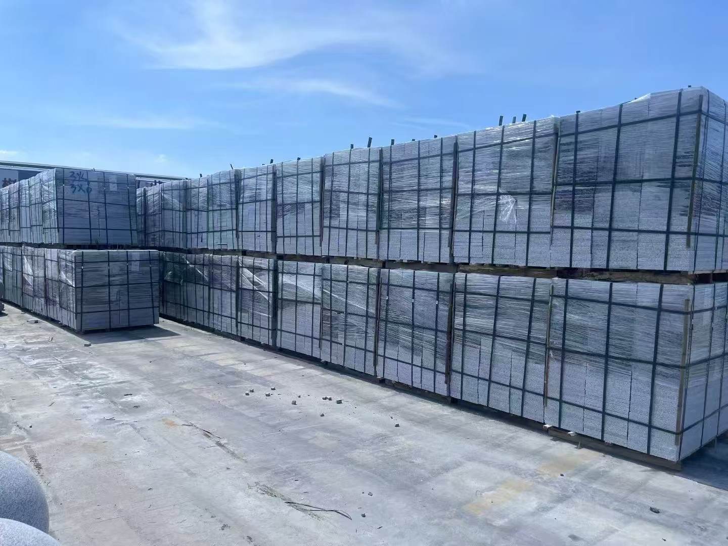 黄石 芝麻白火烧成品300*600地铺料，大量现货，物美价廉