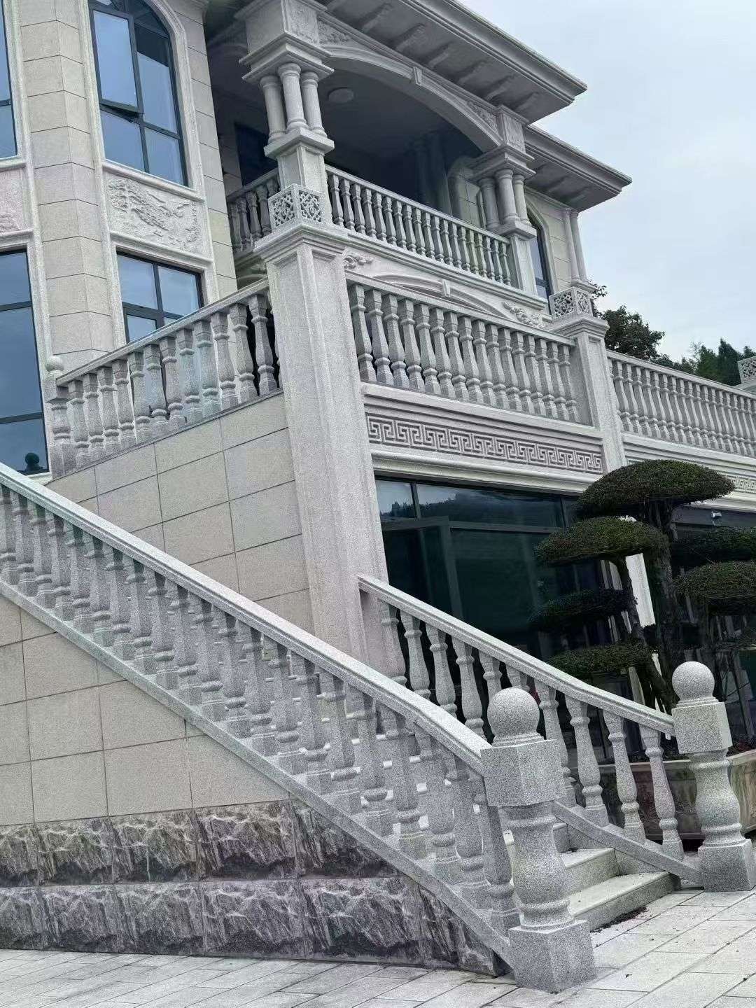 黄石 芝麻白别墅，栏杆